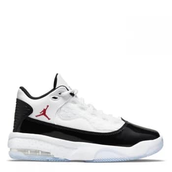 Air Jordan Max Aura 2 Junior Trainers - White/Red/Black
