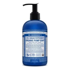 Dr Bronner Dr Bronner Peppermint Organic Pump Soap 355ml