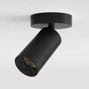 Single Adjustable LED Spotlight Matt Black 7.7W