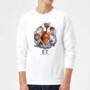 ET Painted Portrait Sweatshirt - White