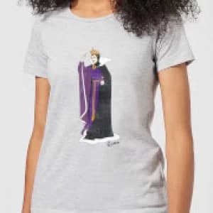 Disney Snow White Queen Classic Womens T-Shirt - Grey - L