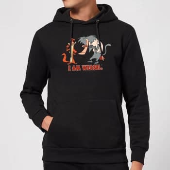 I Am Weasel Characters Hoodie - Black - L