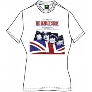 The Beatles The Beatles Story Ladies White T Shirt Medium