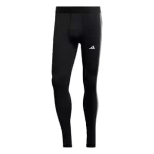 adidas Techfit 3-Stripes Training Long Tights Mens - Black