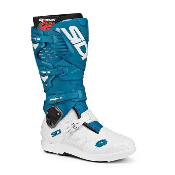 Sidi Crossfire 3 SRS MX Boots White Petrol Size 43