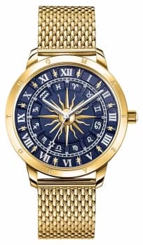 Thomas Sabo Womens Glam Spirit Astro Blue Dial Gold Watch