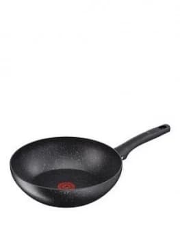 Tefal C6361902 Everest Stone 28Cm Frypan Wok - Stone Effect