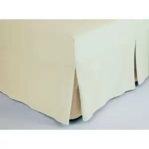 Fitted Sheet Valance Double Ivory