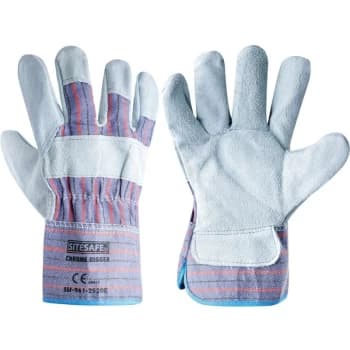 Contractor Standard Chrome Rigger Gloves - Size 8 - Sitesafe