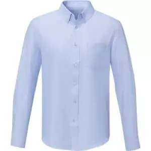 Elevate Mens Pollux Long-Sleeved Shirt (3XL) (Light Blue)