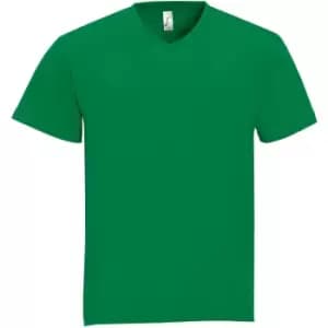 SOLS Mens Victory V Neck Short Sleeve T-Shirt (3XL) (Kelly Green)