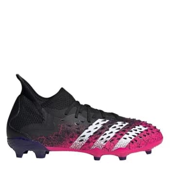 adidas Predator Freak.1 Firm Ground Boots Kids - Black/ShockPink