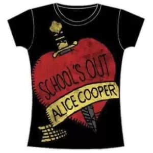 Alice Cooper - School's Out Ladies XX-Large T-Shirt - Black
