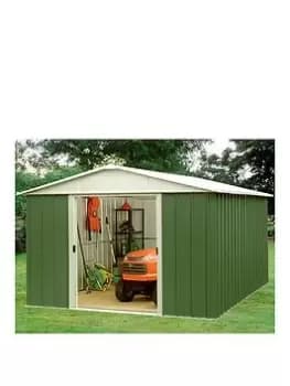 Yardmaster 12.7X9.3ft Apex Roof Metal Garden Shed