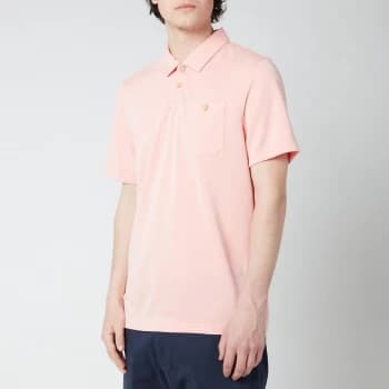 Ted Baker Mens Hawka Chest Pocket Polo Shirt - Orange - 3/M