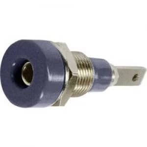 Jack socket Socket vertical vertical Pin diameter 2mm Black S