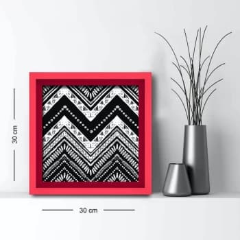 3030AHS-070 Multicolor Decorative Framed MDF Painting