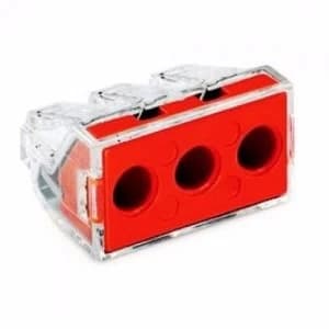 WAGO 773-173 3 Way Push In Terminal Connector - Single