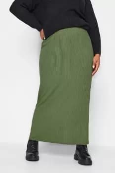 Ribbed Maxi Skirt