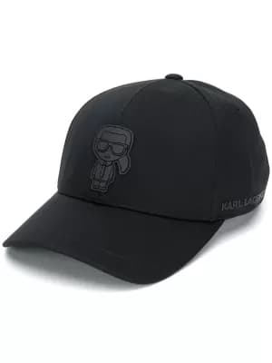 KARL LAGERFELD Womens K/Ikonik Cap - Black