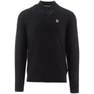 Ted Baker Navy Wembley Long Sleeve Polo Shirt
