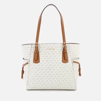 Michael Kors Womens Voyager East West Tote Bag - Vanilla