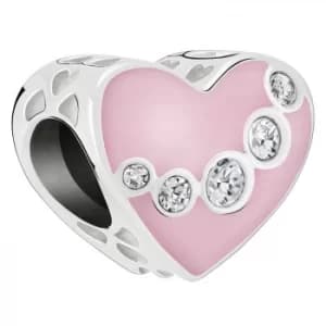 Chamilia Jeweled Swag Crystal Heart Charm