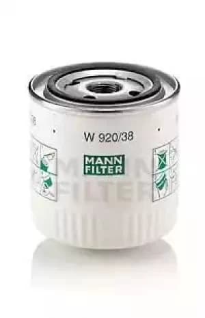 Oil Filter W920/38 By Mann