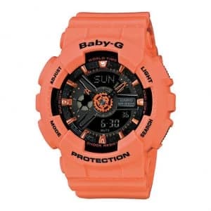 Casio Baby-G Standard Analog-Digital Watch BA-111-4A2 - Orange
