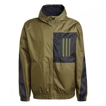 adidas Sportswear W.N.D. Primeblue Jacket Mens - Focus Olive