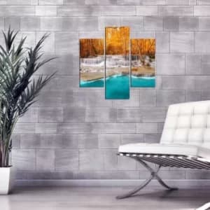 3MDF-039 Multicolor Decorative MDF Painting (3 Pieces)