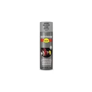 Rust-Oleum Steel Grey Hard Hat Aerosol Industrial Spray Paint Top Coat 500ml