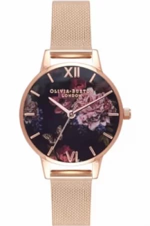 Ladies Olivia Burton Dark Bouquet Watch OB16WG44