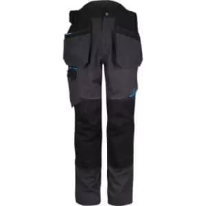 Portwest T702 WX3 Holster Trousers Meta Grey 30" 30"