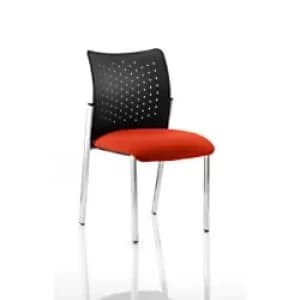Dynamic Visitor Chair Academy Seat Tobasco Red Without Arms