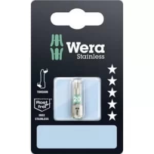Wera 3867/1 TS SB SiS 05073622001 Torx bit T 20 Stainless steel D 6.3