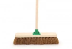 Coco Soft Broom with Handle 18" G.01/Black