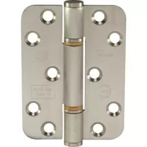 Eclipse Grade 14 Insignia Thrust Bearing Radius Hinge Satin (2 Pack) in Silver Stainless Steel