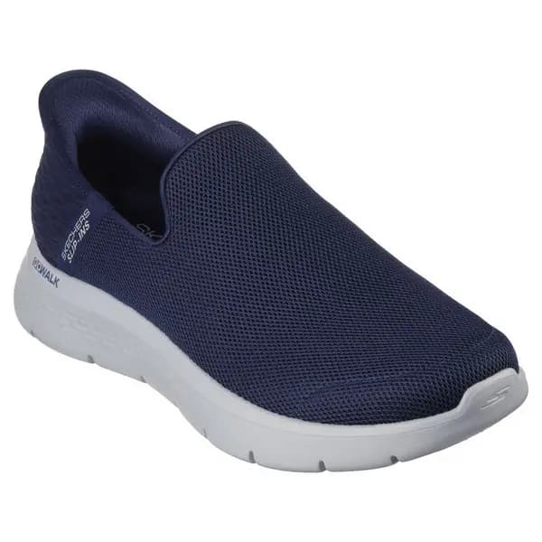 Skechers Mens Slip Ins Go Walk Flex No Hands Trainers - UK 10 Blue male PS3778NVY10