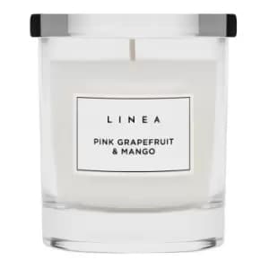 Linea Glass Candle - Pink