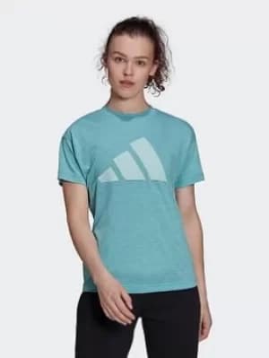 adidas Sportswear Winners 2.0 T-Shirt, Green, Size L, Women