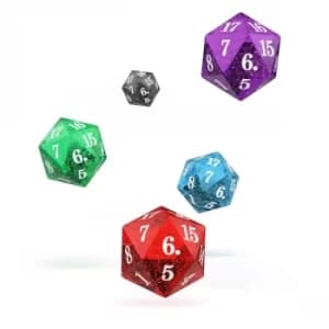 Oakie Doakie Dice D20 Spindown Set (Speckled)