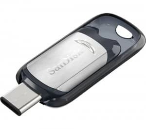 SANDISK Ultra USB Type-C Memory Stick - 16 GB, Black & Silver