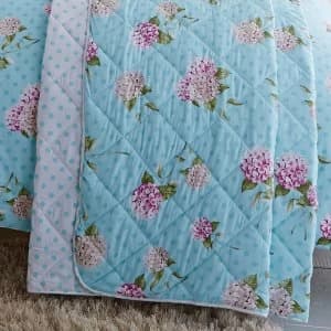 Catherine Lansfield Embroidered Floral Bed Spread