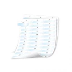 Dymo 54x23mm Rhino XTL Laminated Cable Wrap Sheet Labels 1008 Labels