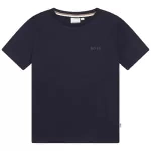 Boss Small Logo T-Shirt Juniors - Blue