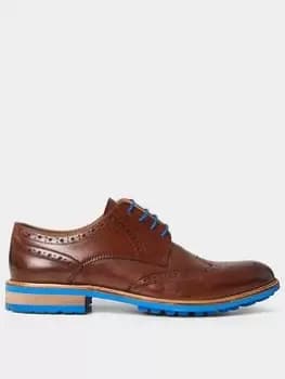 Joe Browns Joe Browns Club Regent Leather Brogues - Brown, Size 10, Men