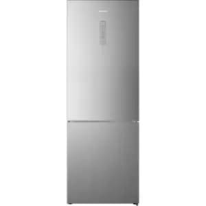 Hisense 495 Litre Freestanding Fridge Freezer - Stainless Steel