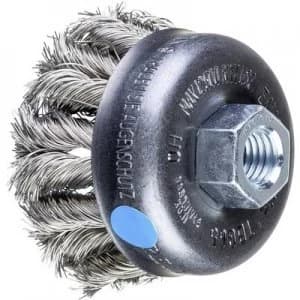 PFERD HORSE COMBITWIST Cup brush, zopft 65 x 22mm wire thickness 0.35 Mm with thread M14 43305043