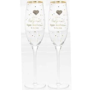 Mad Dots Anniversary Flutes By Lesser & Pavey